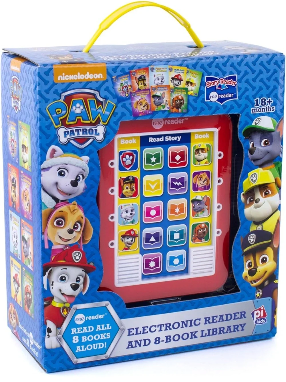 PAW Patrol Electronic Reader and 8-Book Library - New in box